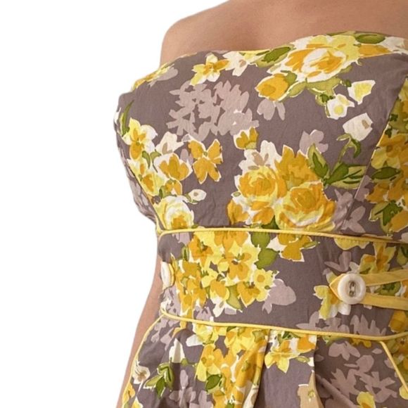 Trixxi Strapless Summer Dress size 3 - Picture 4 of 10